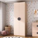 Ver imagem 2 de Guarda Roupa Infantil Modulado 2 Portas com Nichos e 2 Gavetas Joy Kids CabeCasa MadeiraOriginals