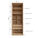 Ver imagem 5 de Guarda Roupa Infantil Planejado 2 Portas com Nichos e 2 Gavetas Joy Kids CabeCasa MadeiraOriginals