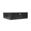 Ver imagem 1 de Caixa Mini Rack Organizador Preta Horizontal Gabinete Ipec