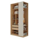 Ver imagem 3 de Guarda-Roupa Modulado Infantil 4 Portas 2 Gavetas e Sapateira Joy Kids CabeCasa MadeiraOriginals