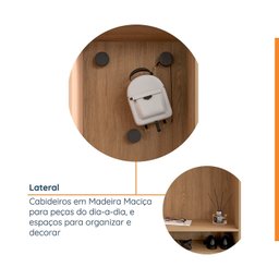 Guarda Roupa Modulado Infantil 3 Peças 2 Gavetas Joy Kids CabeCasa MadeiraMadeira - 14