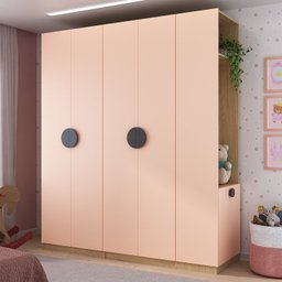 Guarda Roupa Modulado Infantil 3 Peças 2 Gavetas Joy Kids CabeCasa MadeiraMadeira - 2