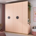 Ver imagem 2 de Guarda Roupa Modulado Infantil 3 Peças 2 Gavetas Joy Kids CabeCasa MadeiraOriginals