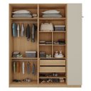 Ver imagem 3 de Guarda Roupa Modulado Infantil 3 Peças 2 Gavetas Joy Kids CabeCasa MadeiraOriginals