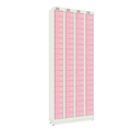Ver imagem 1 de Armário de Aço para Pequenos Volumes 80 Portas - Nk 4707 Nilko Armários Rosa Flox Cadeado Padrão
