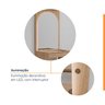 Guarda-Roupa Modulado Infantil 3 Peças 4 Portas com Espelho e LED Joy Kids CabeCasa MadeiraOriginals - 11