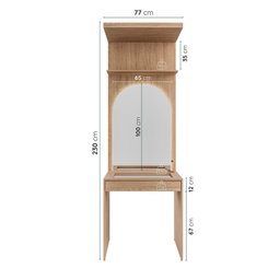 Guarda Roupa Modulado Infantil 4 Peças 6 Portas com Espelho Joy Kids CabeCasa MadeiraMadeira - 7