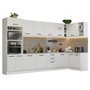 Ver imagem 3 de Armário de Cozinha Planejada de Canto 499cm Branco Agata Madesa 01