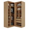 Guarda Roupa Modulado Infantil de Canto 2 Peças 4 Portas 2 Gavetas Joy Kids CabeCasa MadeiraMadeira - 3