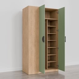 Guarda Roupa Modulado Infantil de Canto 3 Peças 6 Portas 2 Gavetas Joy Kids CabeCasa MadeiraMadeira - 20
