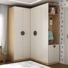 Guarda Roupa Modulado Infantil de Canto 6 Portas 2 Gavetas Joy Kids CabeCasa MadeiraOriginals - 2