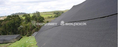Tela Sombrite Sombreamento 80% Preta Sem Acabamento 3x45 - 4