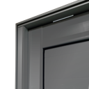 Ver imagem 6 de Porta Pivotante Alumínio Lambril Premium c/Pux.Esq. Elite Cinza 240x150 Brimak