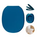 Ver imagem 1 de Assento Sanitário Almofadado Aspen Deca Azul
