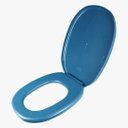 Ver imagem 5 de Assento Sanitário Almofadado Aspen Deca Azul