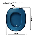 Ver imagem 3 de Assento Sanitário Almofadado Aspen Deca Azul