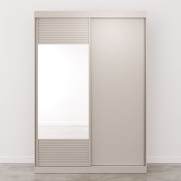 Guarda Roupa Infantil 2 Portas 1 Porta com Espelho Samambaia Teen CabeCasa MadeiraMadeira - 13