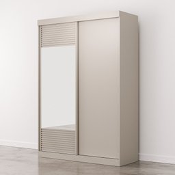 Guarda Roupa Infantil 2 Portas 1 Porta com Espelho Samambaia Teen CabeCasa MadeiraMadeira - 14