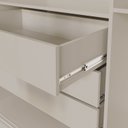 Ver mais imagens de Guarda Roupa Infantil 2 Portas 1 Porta com Espelho Samambaia Teen CabeCasa MadeiraOriginals Branco/Off White