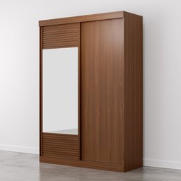 Guarda Roupa Infantil 2 Portas 1 Porta com Espelho Samambaia Teen CabeCasa MadeiraMadeira - 13