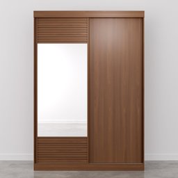 Guarda Roupa Infantil 2 Portas 1 Porta com Espelho Samambaia Teen CabeCasa MadeiraMadeira - 12