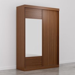 Guarda Roupa Infantil 2 Portas 1 Porta com Espelho Samambaia Teen CabeCasa MadeiraMadeira - 14