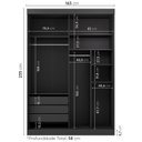 Ver imagem 5 de Guarda Roupa Infantil 2 Portas 1 Porta Ripada Samambaia Teen CabeCasa MadeiraOriginals