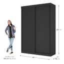 Ver imagem 6 de Guarda Roupa Infantil 2 Portas 1 Porta Ripada Samambaia Teen CabeCasa MadeiraOriginals