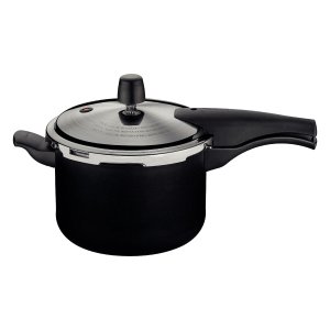 Panela de Pressão Tramontina Vancouver Effect em Alumínio Antiaderente Starflon Max Preto 20 cm 4,5 