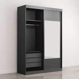 Guarda Roupa Infantil 2 Portas 1 Porta com Espelho Samambaia Teen CabeCasa MadeiraMadeira - 11