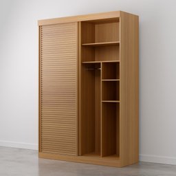 Guarda Roupa Infantil 2 Portas 1 Porta Ripada Samambaia Teen CabeCasa MadeiraMadeira - 16