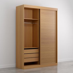Guarda Roupa Infantil 2 Portas 1 Porta Ripada Samambaia Teen CabeCasa MadeiraMadeira - 15