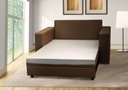 Ver imagem 3 de Sofá Cama Castor Casal Salerno Corano Marrom Café