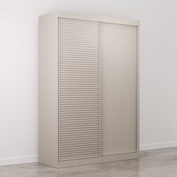 Guarda Roupa Infantil 2 Portas 1 Porta Ripada Samambaia Teen CabeCasa MadeiraMadeira - 12