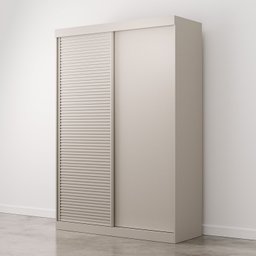 Guarda Roupa Infantil 2 Portas 1 Porta Ripada Samambaia Teen CabeCasa MadeiraMadeira - 13