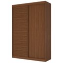 Ver imagem 4 de Guarda Roupa Infantil 2 Portas 1 Porta Ripada Samambaia Teen CabeCasa MadeiraOriginals Marrom/Freijó