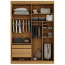 Ver imagem 3 de Guarda Roupa Infantil 2 Portas 1 Porta com Espelho Samambaia Teen CabeCasa MadeiraOriginals