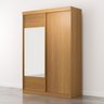 Guarda Roupa Infantil 2 Portas 1 Porta com Espelho Samambaia Teen CabeCasa MadeiraMadeira - 14