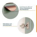 Ver imagem 4 de Lavanderia Planejada 3 Peças sem Tampo 2 Armários Aéreos 4 Portas 1 Balcão CabeCasa MadeiraOriginals Verde/Menta/Branco