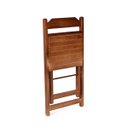 Ver mais imagens de Conjunto Dobrável 120 X 70 com 6 Cadeiras Cor Imbuia Móveis Britz