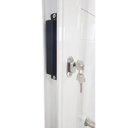Ver imagem 4 de Porta Pivotante com Puxador e Vidro Alumínio Branco Linha 25:Direita/ 210 x 100