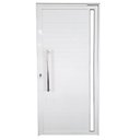 Ver imagem 1 de Porta Pivotante com Puxador e Vidro Alumínio Branco Linha 25:Direita/ 210 x 100