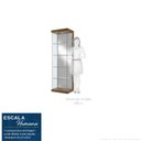 Ver imagem 2 de Cristaleira em Vidro Designer 55