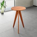 Ver imagem 1 de Mesa Bistrô Alta em 100% Madeira Maciça Nápoles Espresso Móveis 