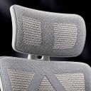 Ver imagem 5 de Cadeira Presidente Titan Ergonômica Tela Mesh Reclinável com Apoio para Pés Cinza