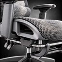 Ver imagem 6 de Cadeira Presidente Titan Ergonômica Tela Mesh Reclinável com Apoio para Pés Cinza