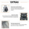 Cadeira de Escritório Presidente Executiva Oficial Titan - Cinza - 1 - 6