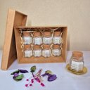 Ver imagem 3 de 8 Mini Velas Aromáticas 80 Gramas na Caixa de Madeira Aromas