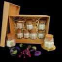 Ver imagem 2 de 8 Mini Velas Aromáticas 80 Gramas na Caixa de Madeira Aromas