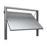 Portão Contrapeso de Aço Galvanizado com Chapa Frisada sem Porta Auxiliar 220x240 Req:8,7 - 1